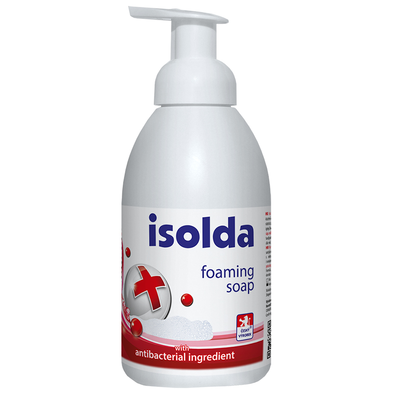 ISOLDA pěnové mýdlo s antibakteriální přísadou 500ml