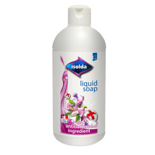ISOLDA tekuté mýdlo s antibakteriální přísadou 500 ml