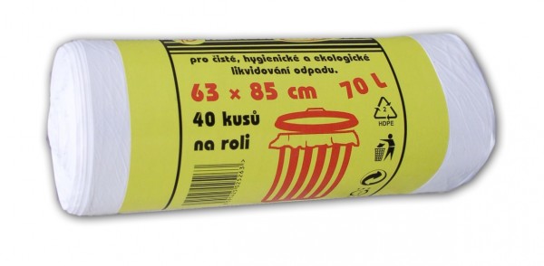 Sáček na odpadky 63 x 85 cm role 40ks