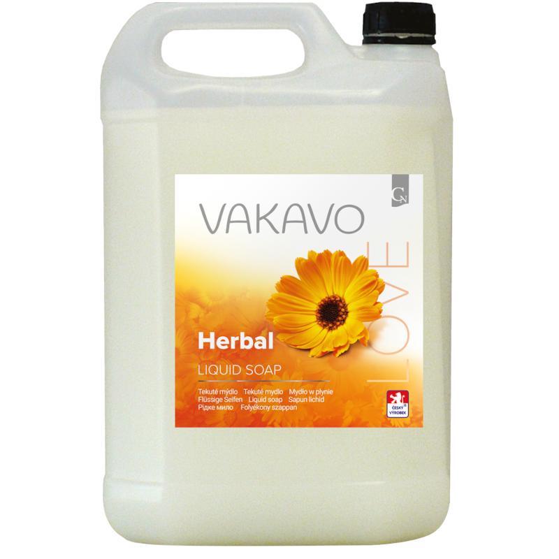 VAKAVO Herbal tekuté mýdlo 5 l